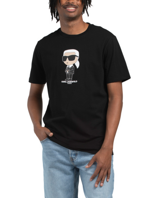 Playera Karl Lagerfeld Paris Character With Suit And Sunglasses