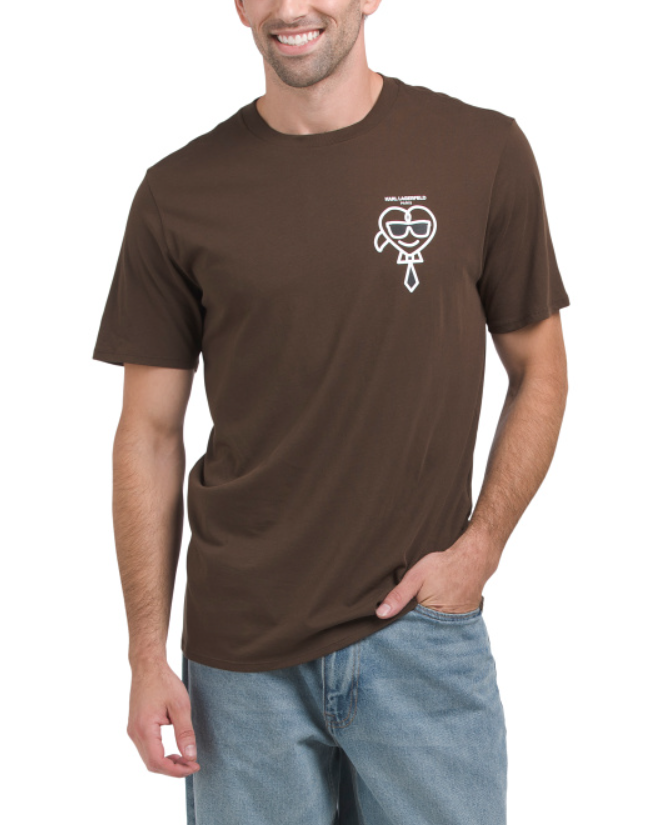 Playera Karl Lagerfeld Paris Outline Heart